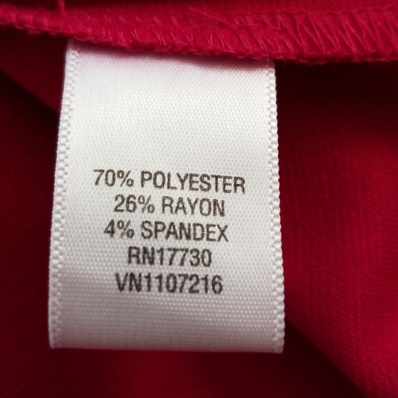 Final: Merona Collection Pink/Navy Dress, Size M - Picture 5 of 6